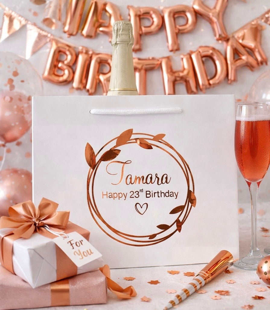 Personalised Birthday gift bag