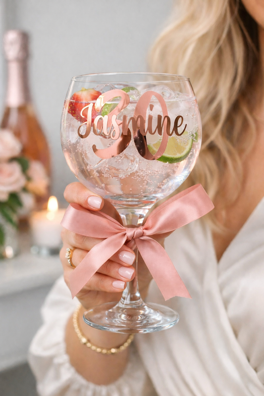 Personalised Gin Glass