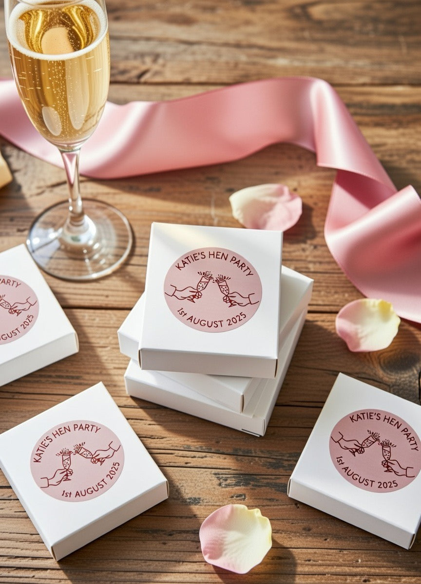 Personalised Hen Party Stickers