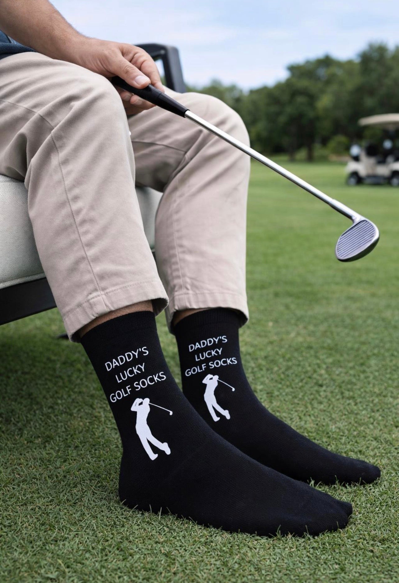 Novelty Personalised Golf Socks