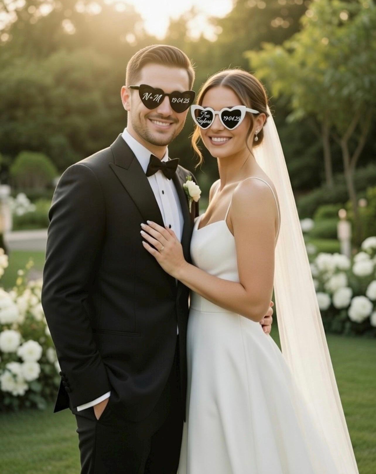 Personalised Heart Sunglasses