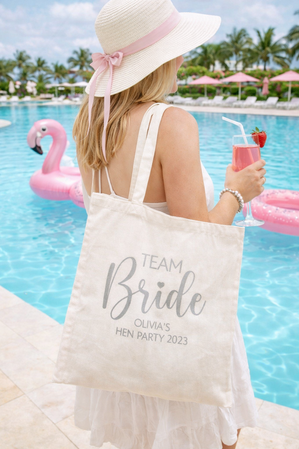 Personalised Team bride tote bag