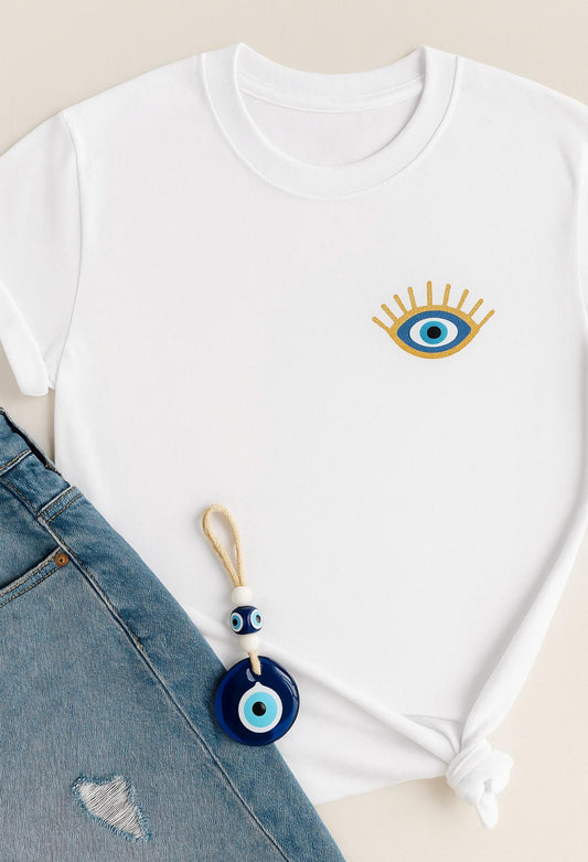 Evil Eye T-Shirt, 100% Soft Cotton T-shirt.