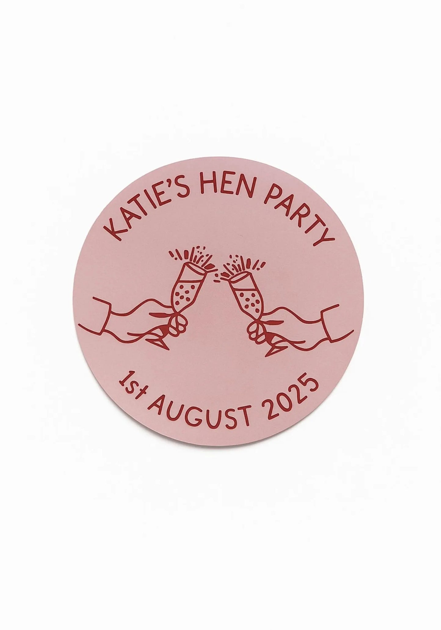 Personalised Hen Party Stickers