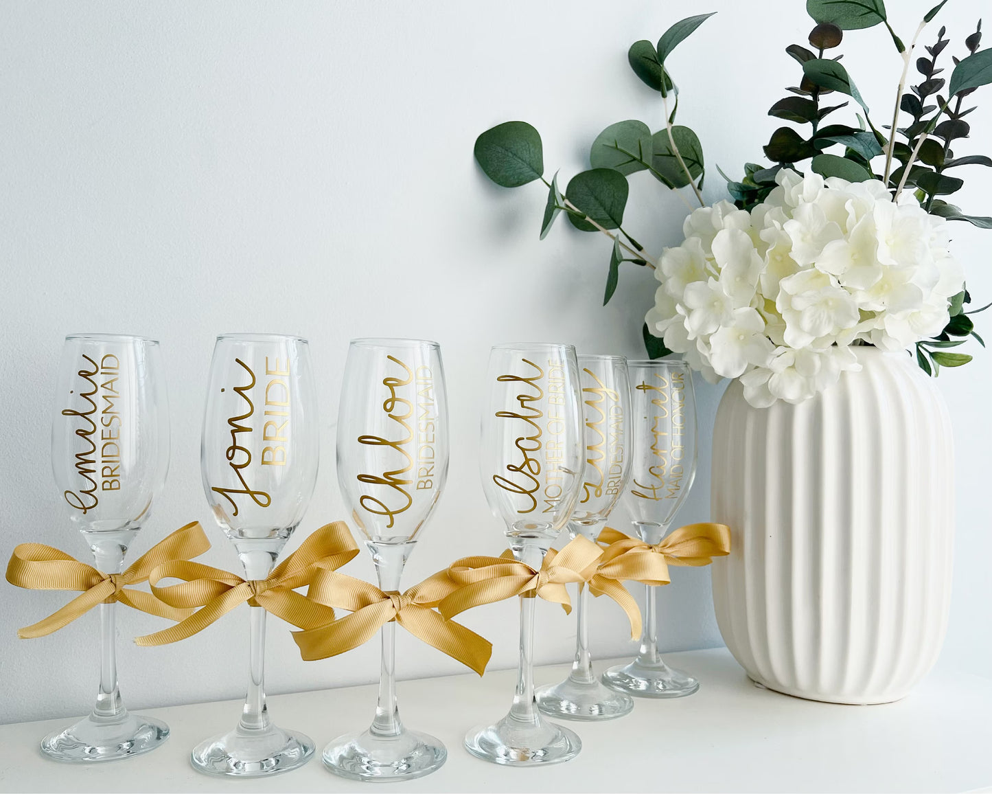 Personalised Prosecco Flutes